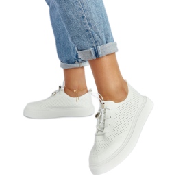 Laytonville bijele perforirane tenisice bijela