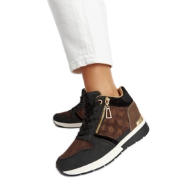 Crne Knoxville tenisice na wedge crna