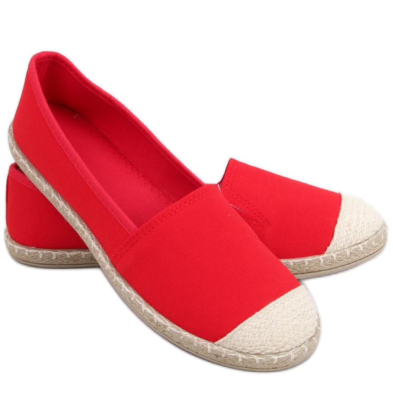 Ženske espadrile Casto Red crvena