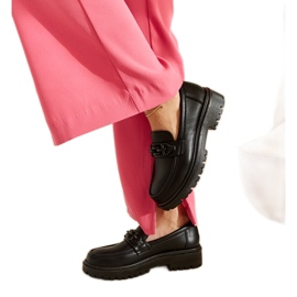 Crne natikače s Lyle kopčom crna