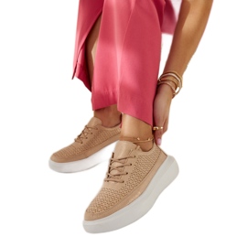 Lori's zlatne tenisice s platformom zlatni