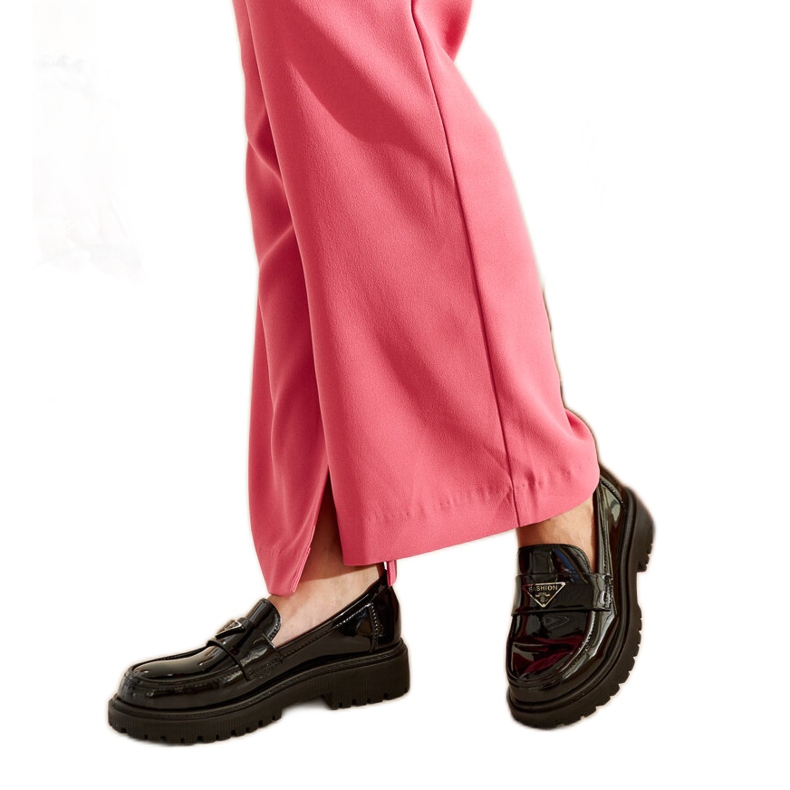 Crne lakirane Teri mokasine crno