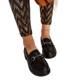 Grisel mokasine od eko kože crne boje crna