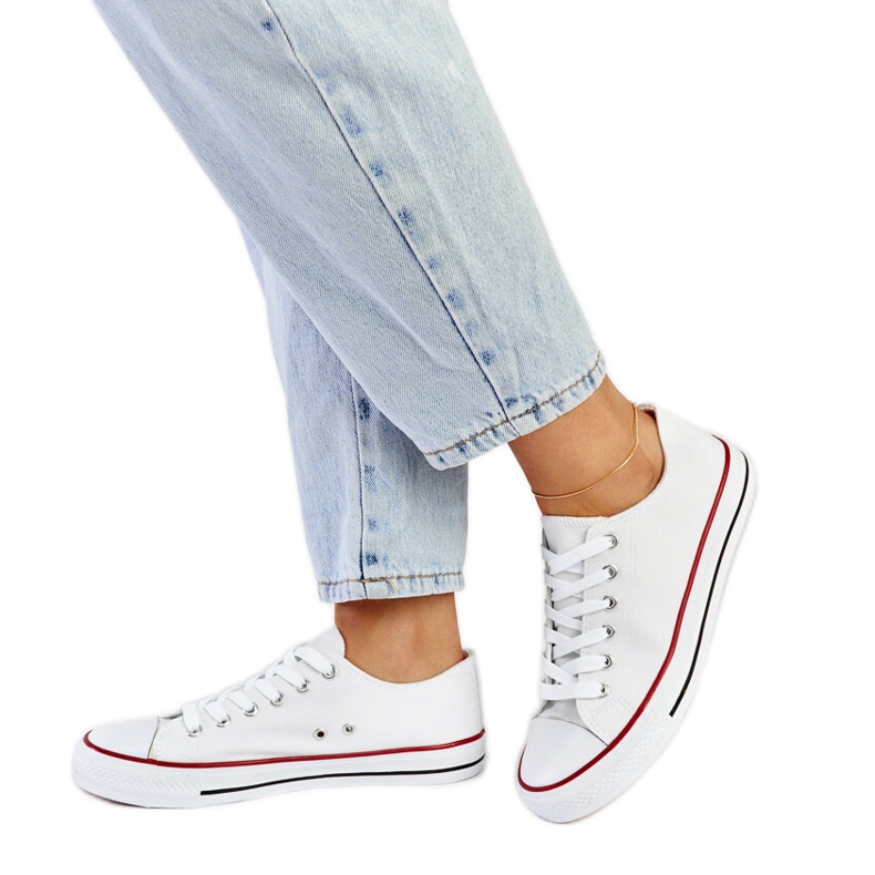 Anthony tenisice od bijele tkanine bijela