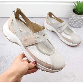 Udobne ženske cipele na čičak, višebojne Remonte D0G08-40 višebojan