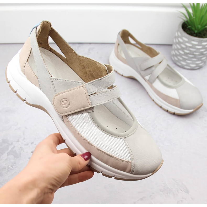 Udobne ženske cipele na čičak, višebojne Remonte D0G08-40 raznobojna