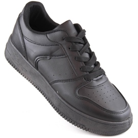 Crne sportske cipele na vezanje Potocki 16312 crna