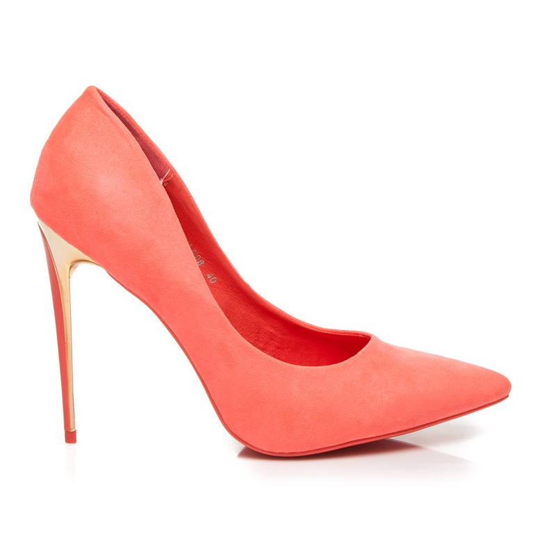 Seastar Suede pumpe na petu ružičasta raznobojna