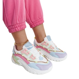 Raznobojne platform tenisice s Rutf kamenčićima višebojan