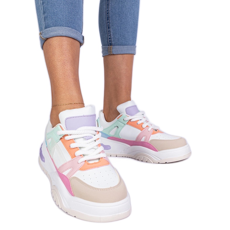 Šarene tenisice na Nivi platformi raznobojna