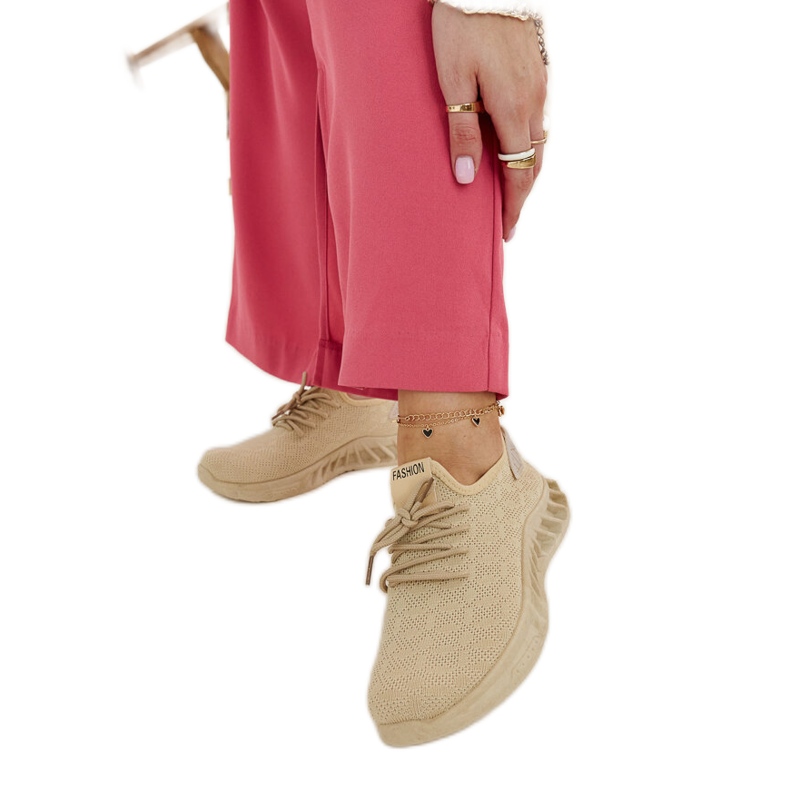 Bež platnene tenisice Mira