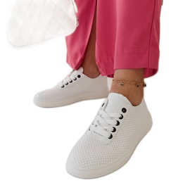 Sandrine bijele tenisice od eko kože bijela