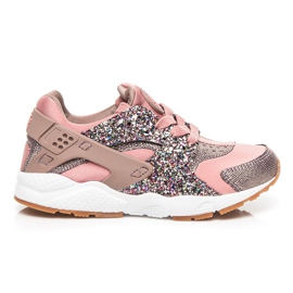 Kylie Ružičaste tenisice sa sjajem ružičasta