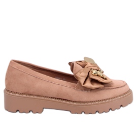 Pennsy Camel mokasine s ukrasnim medvjedićem smeđa