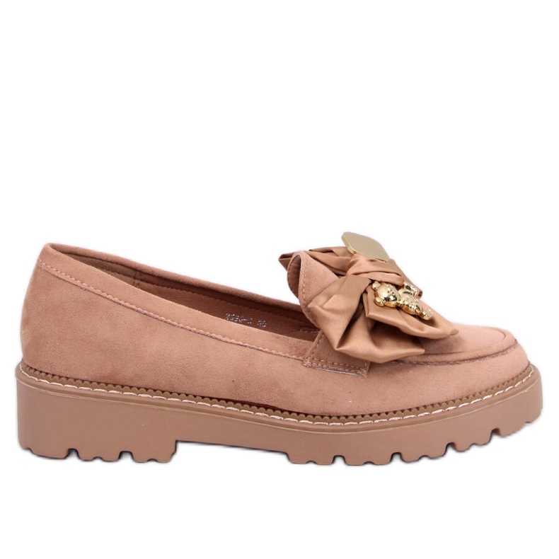 Pennsy Camel mokasine s ukrasnim medvjedićem smeđa