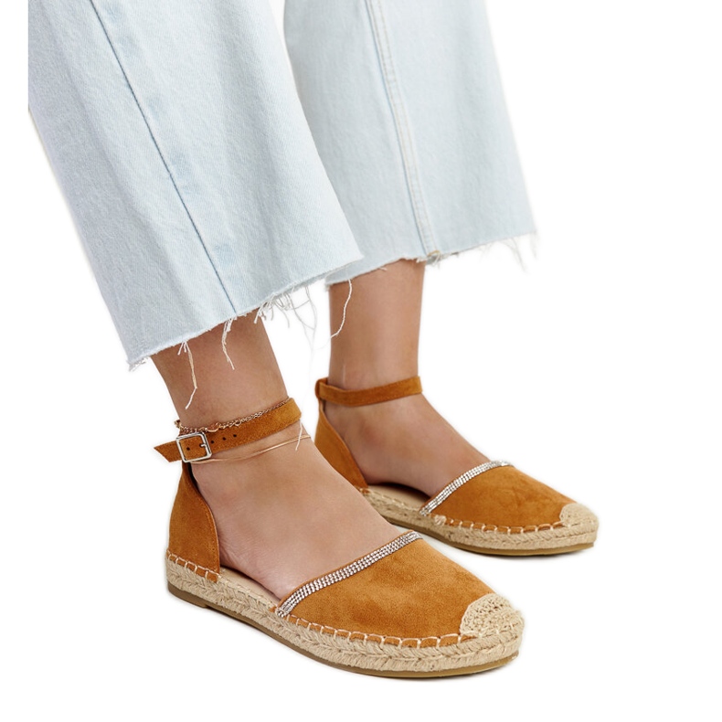 Smeđe espadrile s Aydan ukrasom smeđa