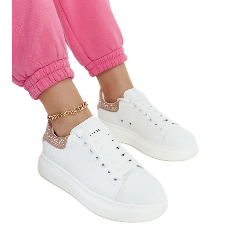 Bijele tenisice na platformi GOE JJ2N4051 bijela