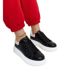 Crne tenisice na platformi GOE JJ2N4052 crna