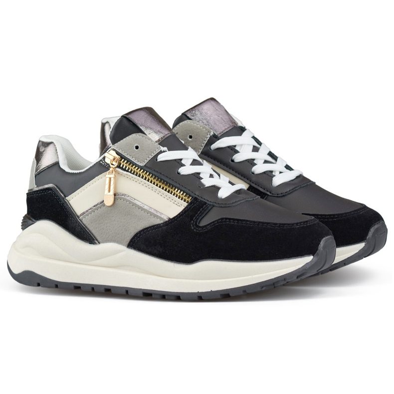 Ženska casual sportska obuća, crne tenisice crno