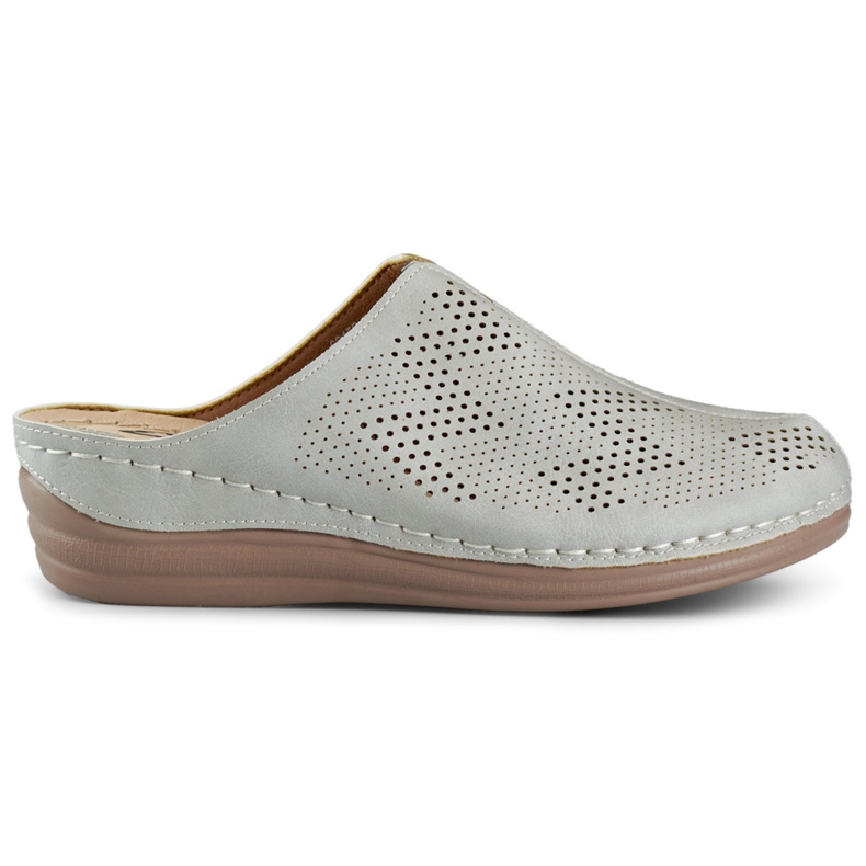 Ženske japanke sa zatvorenim prstima siva