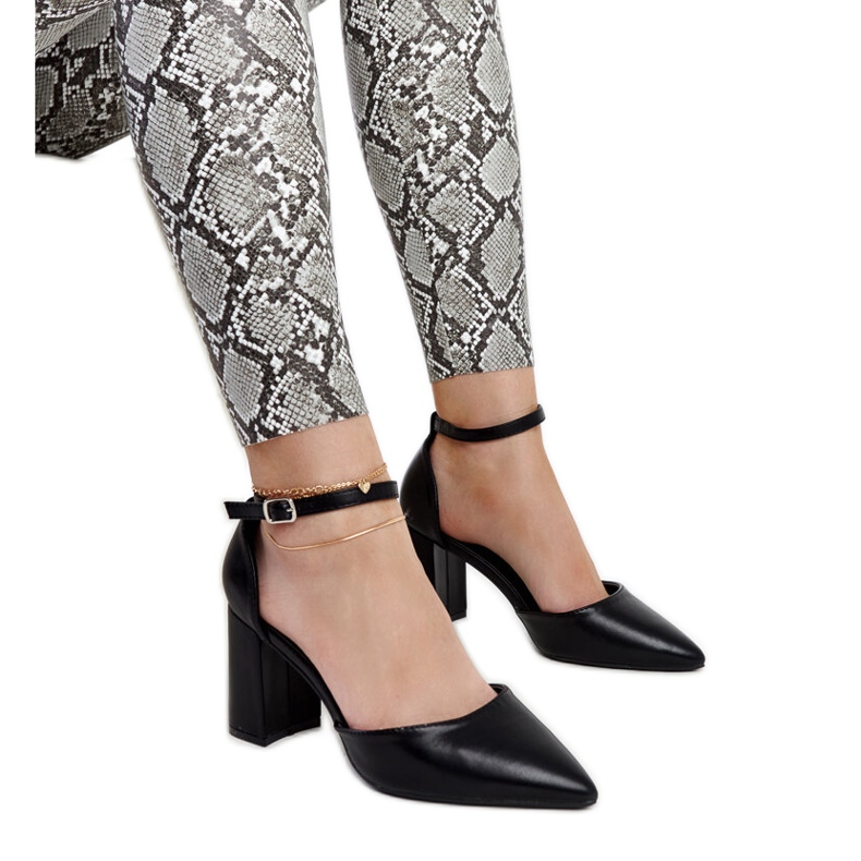 Crne Artje salonke na visoku petu crno