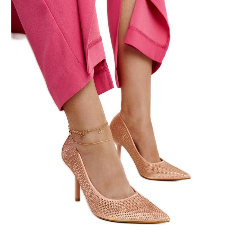 Svjetloružičaste cipele s visokom petom iz Liene ružičasta