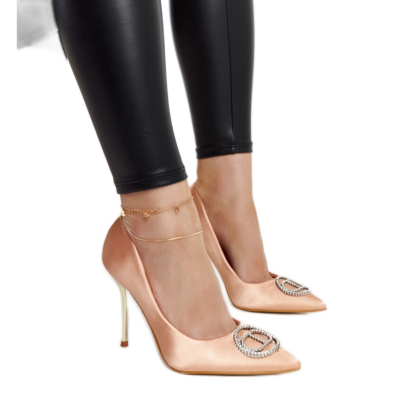 Svijetlo ružičaste štikle s Elife cirkonima ružičasta