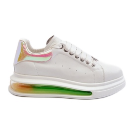 Ženske kožne tenisice GOE NN2N4029 Bijele bijela