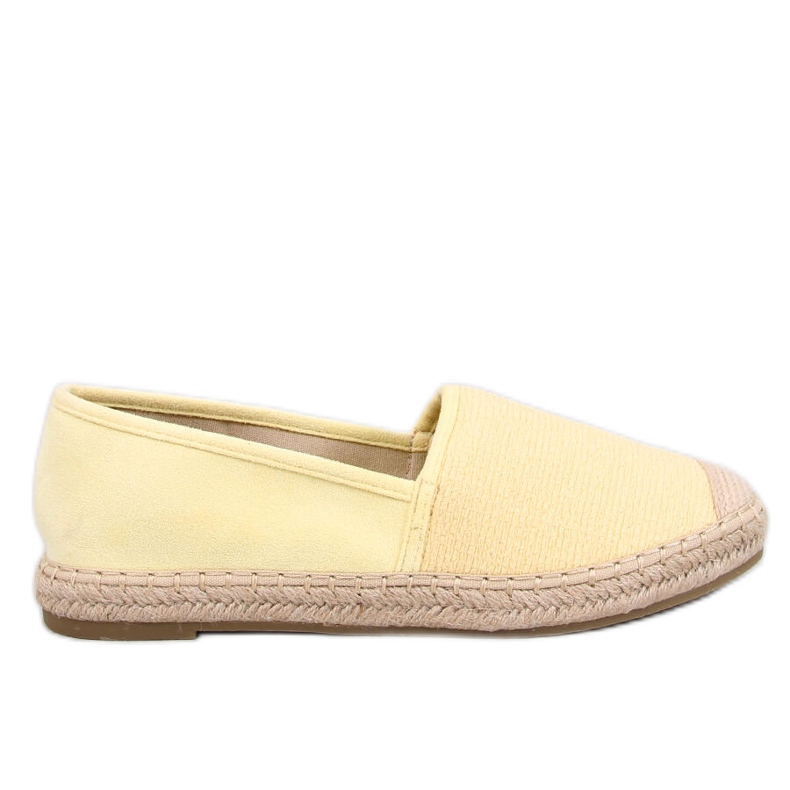 Ženske platnene espadrile Haydon Yellow žuta boja