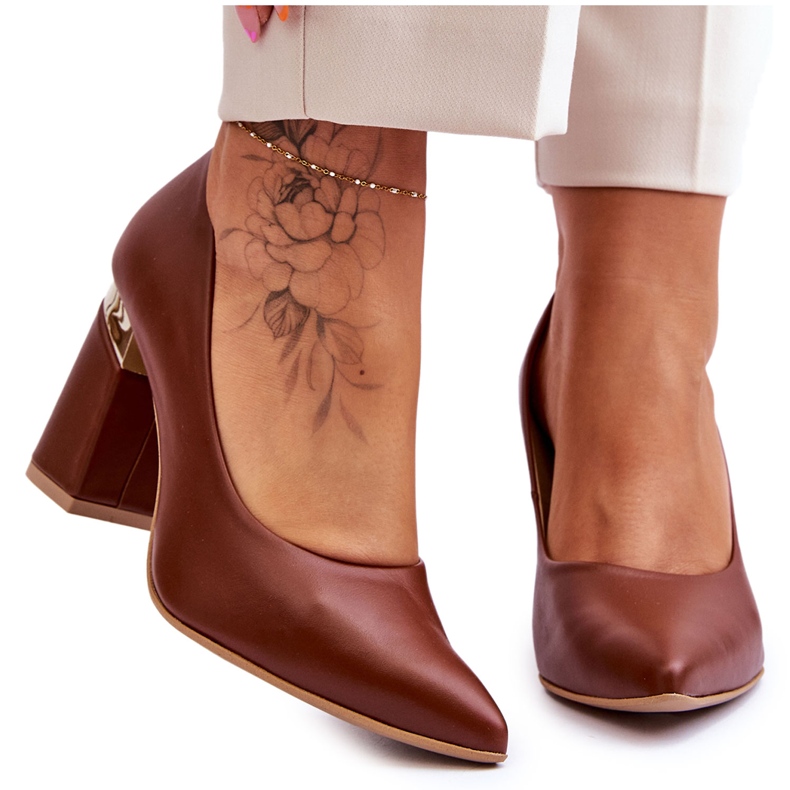 Lewski Shoes Kožne cipele Lewski 3117 smeđe smeđa