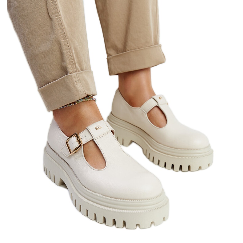 Karino bež kožne cipele