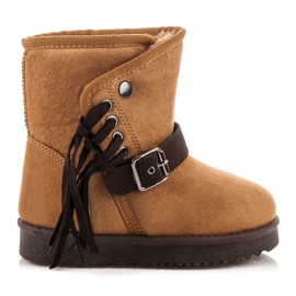 Kylie Čizme s resicama smeđa