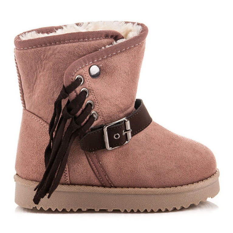 Kylie Čizme s resicama ružičasta