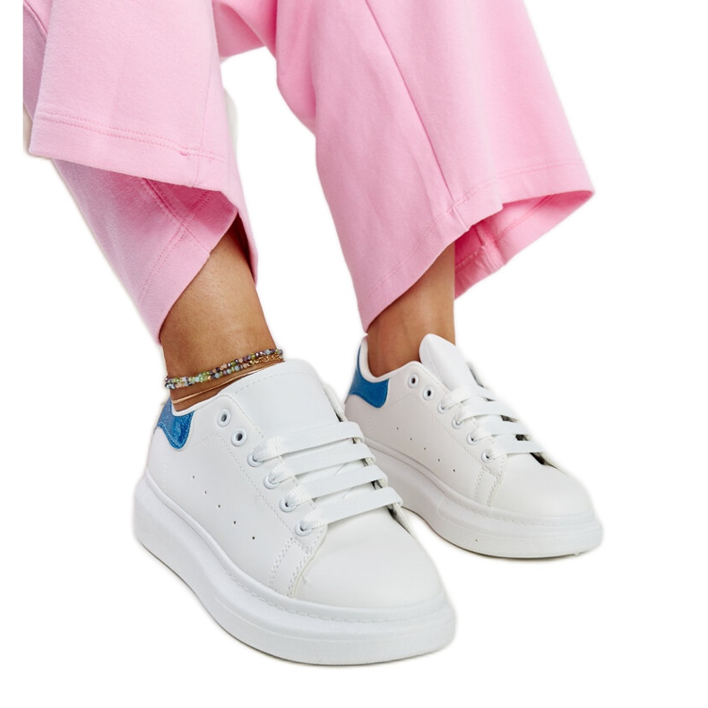 Fatimah bijele tenisice od eko kože bijela