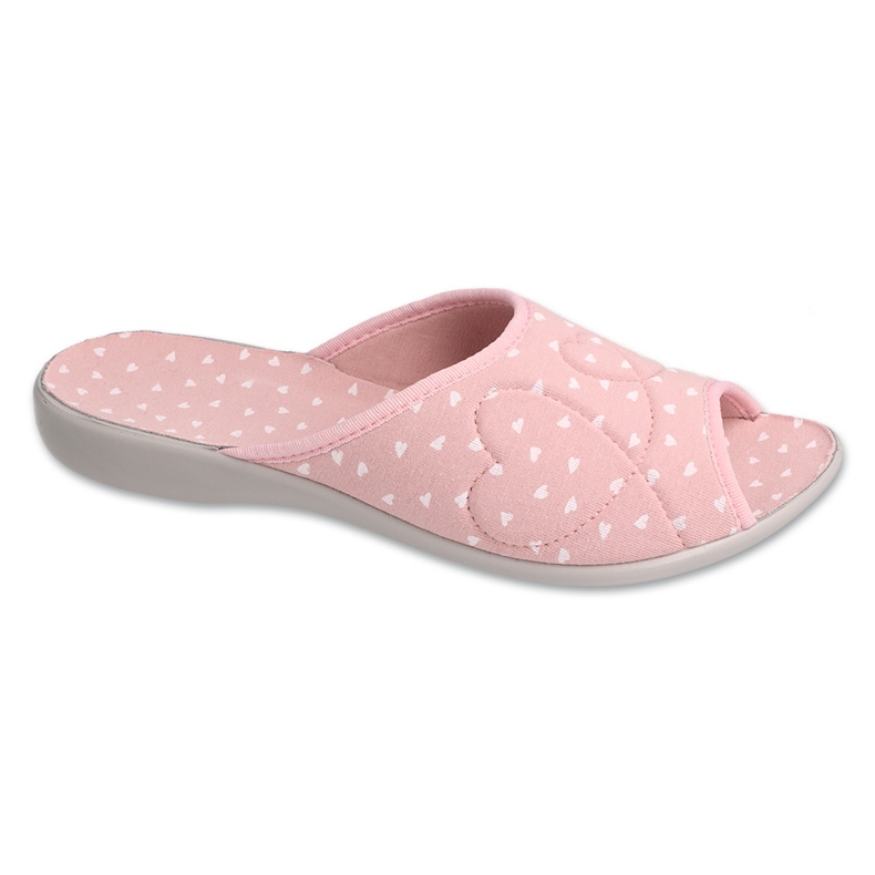 Befado ženske pu papuče 254D154, roze, sa srcima ružičasta