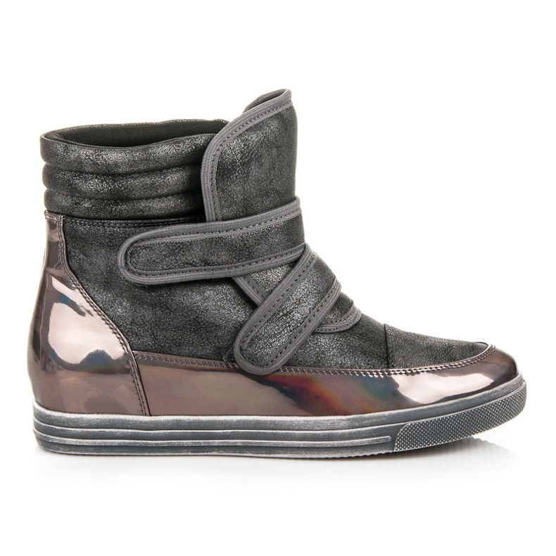 Show It Tenisice visokog sjaja siva