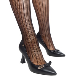 Vinceza Crne cipele s visokom petom iz Vinceze crna