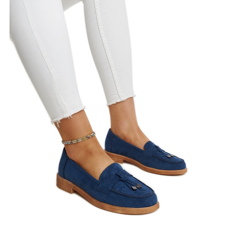 Vinceza tamnoplave mokasine od antilopa plava