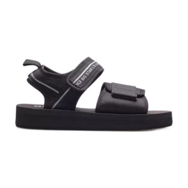 Ženske sandale na čičak Big Star LL274784 crne crna