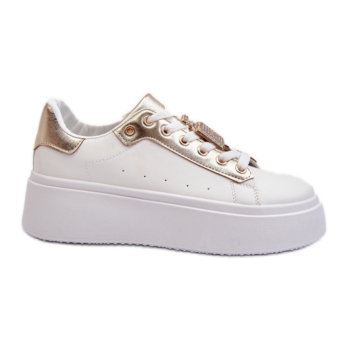 Bijele ženske tenisice s ukrasom Celedria bijela