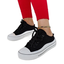 Crne Fiori tenisice s platformom crna