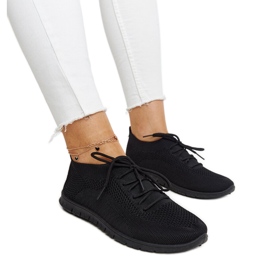 Zahira crne tenisice od tkanine crna