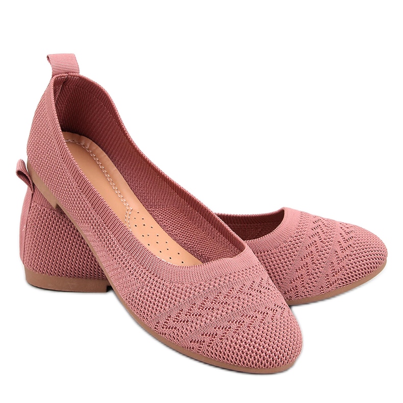 Pletene balerinke Newey Pink ružičasta