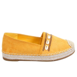 Ocean Yellow školjkaste espadrile žuta boja