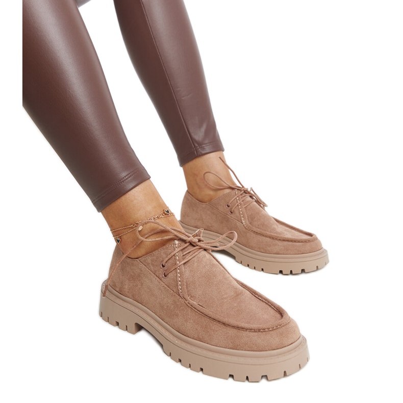 Klasične Keiko cipele od smeđe antilop kože smeđa