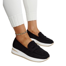 Venla sportske cipele od crne antilop kože crna