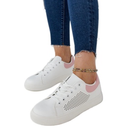 Bijele ažurne Semhar tenisice bijela