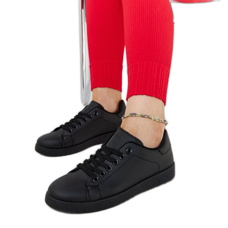 Crne Birikti tenisice s platformom crno