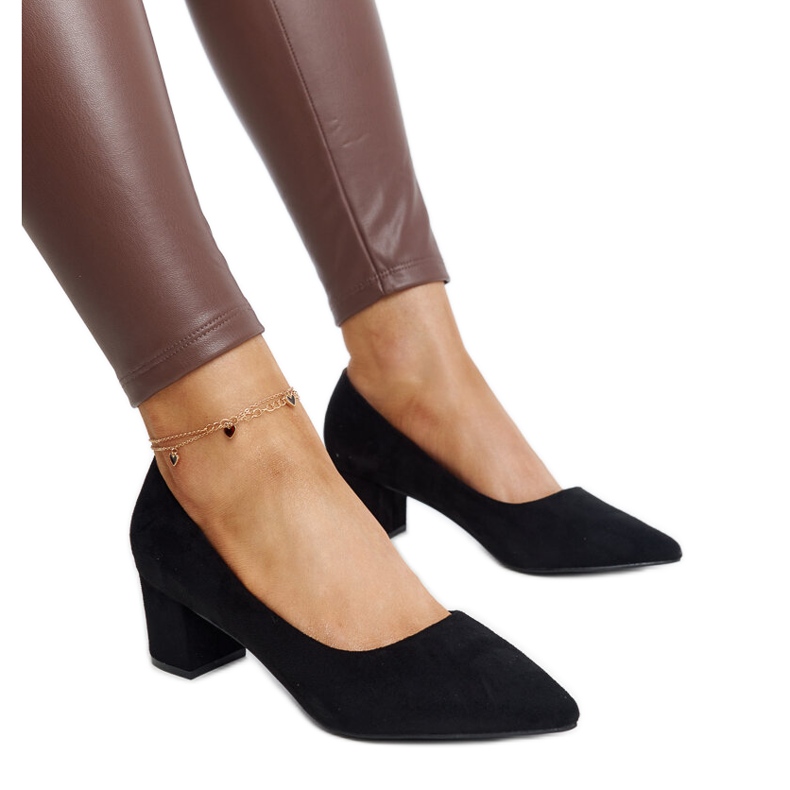 Crne cipele s visokom petom Araxi crno