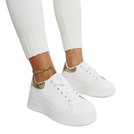 Bijele sportske cipele Ottavia s platformom bijela